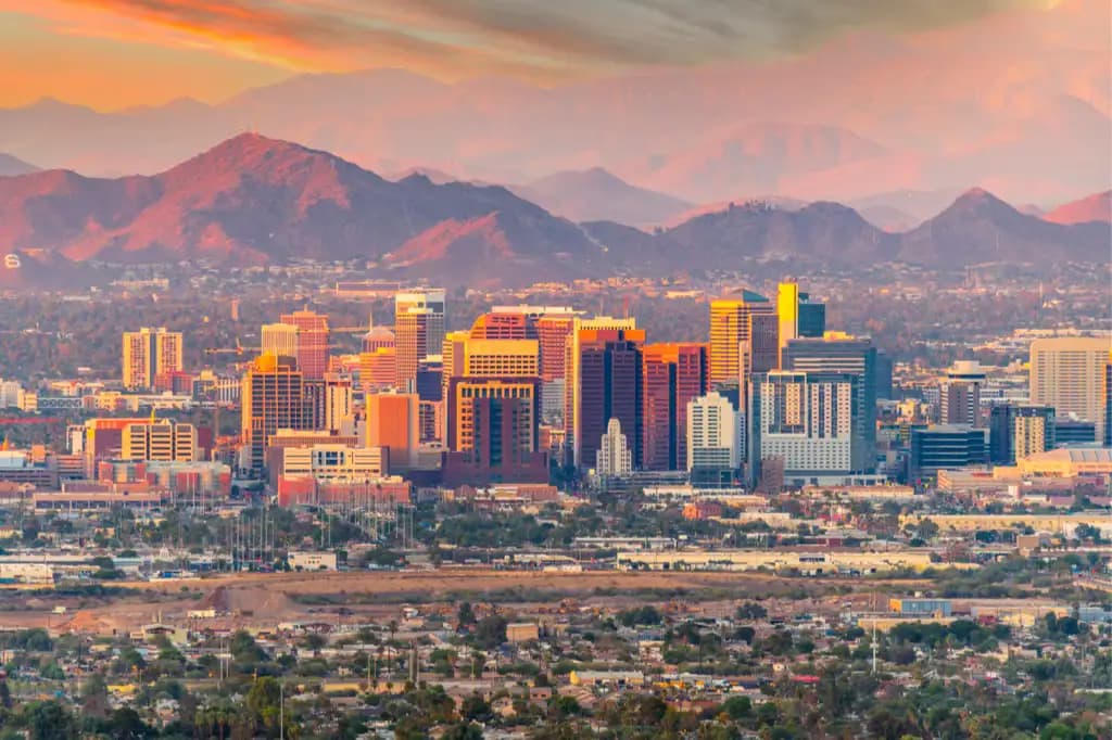 Phoenix Arizona skyline